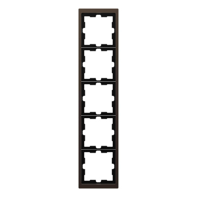 Рамка 5-постовая Schneider Electric Merten D-Life MTN4050-6552