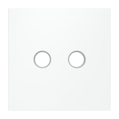 Накладка для розетки телевизионной оконечной TV+SAT Voltum S70 (белый матовый) VLS001602