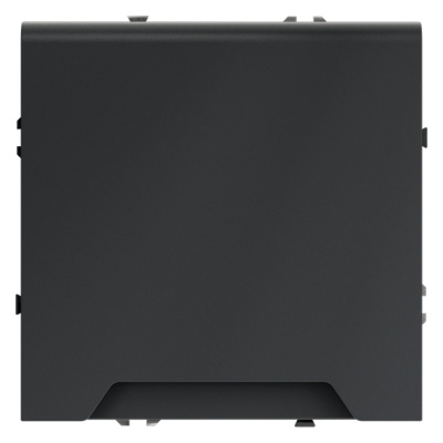 Розетка с защитными шторками и крышкой Voltum S70 VLS040307 (графит)