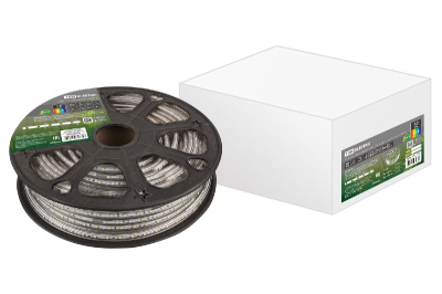 Светодиодная влагозащищенная лента TDM Electric 220В 5050 7,2Вт/м RGB 20м IP67 SQ0331-0117