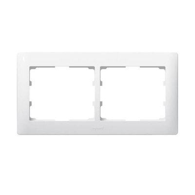 Рамка 2-постовая Legrand Galea Life белая 771002