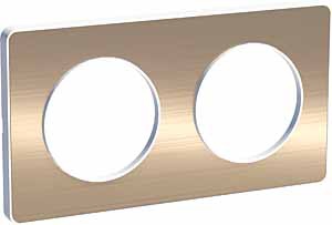 Рамка на 2 поста Schneider Electric Odace S52P804L