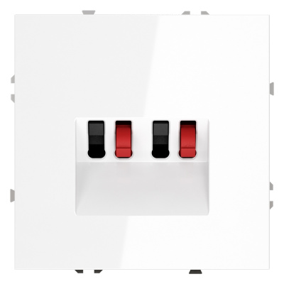 Розетка акустическая Voltum S70 VLS060301 (белый глянцевый)