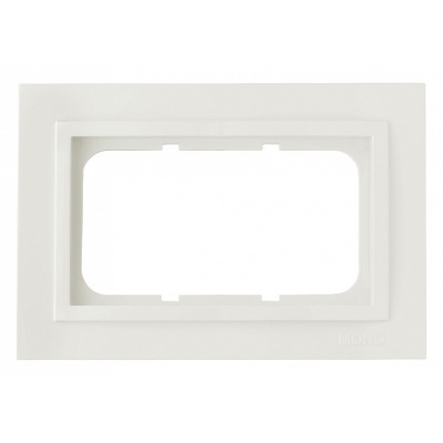 Рамка двойная для розетки Mono Electric Despina слоновая кость 102-010000-165