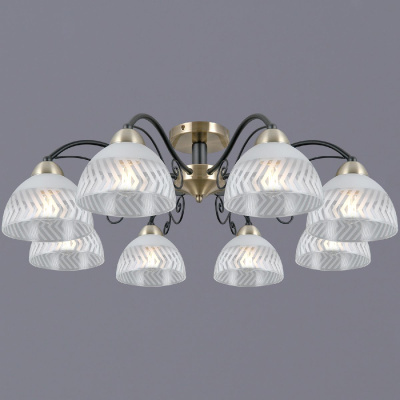 Потолочная люстра Illumico IL0435-8CSQ-24 BK AB SPICA