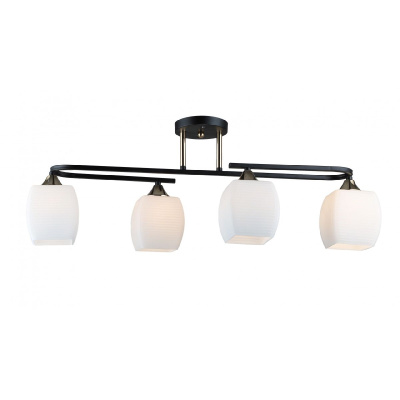 Потолочная люстра IMEX MD.5485-4-S-BK+FGD