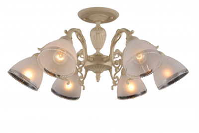 Люстра на штанге Natali Kovaltseva 79010/6C BEIGE GOLD