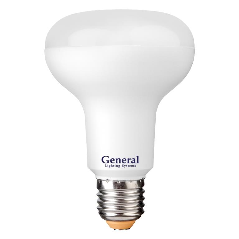 Светодиодная лампа General GLDEN-R80-10-230-E27-2700 628400