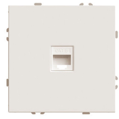 Розетка компьютерная 1-местная RJ-45 (механизм) RST00-5117-08 кашемир soft touch 49899