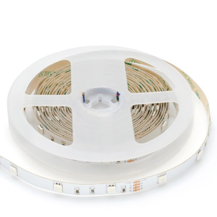 Комплект светодиодной ленты Apeyron 12В 7.2Вт/м smd 5050 30 д/м IP20 5м RGB (блок, коннектор, контроллер) 10-47