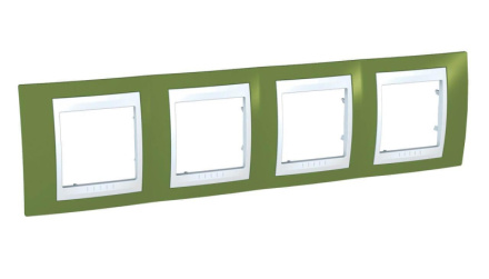 Рамка 4-постовая Schneider Electric Unica Хамелеон MGU6.008.866