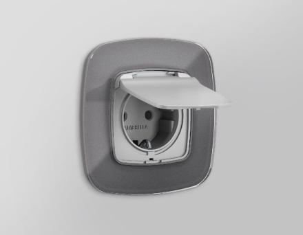 Рамка одноместная Ambrella Volt Radian OF320651