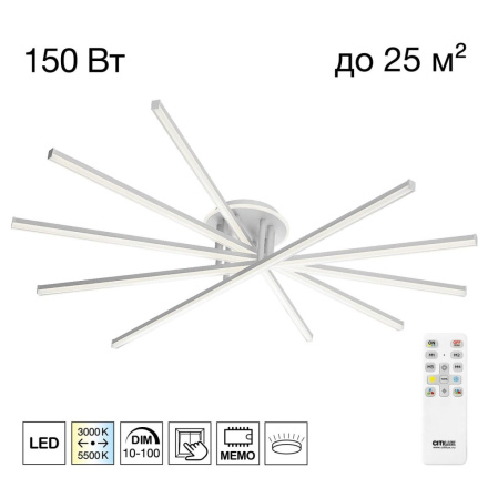 Потолочная люстра Citilux Trent CL203650