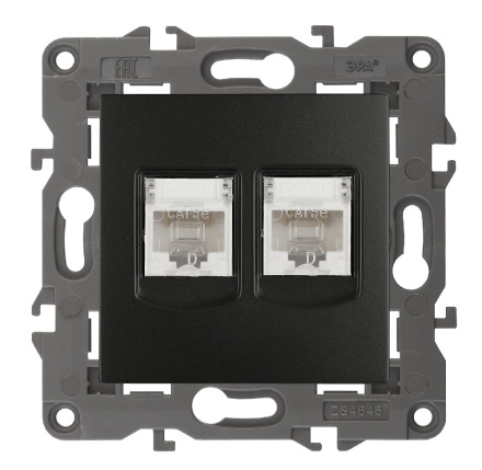 Розетка 2хRJ45 Эра 14-3108-05 Б0034312