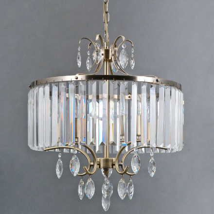 Подвесная люстра Illumico IL3519-5PSQ-24 AB LYRA