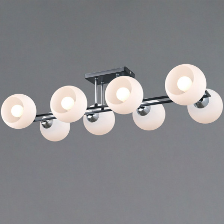 Потолочная люстра Illumico IL0791-8CSQ-25 BK CR TRENTO