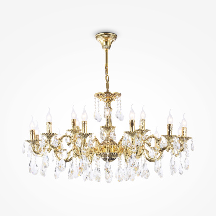 Подвесная люстра Maytoni Monica DIA883-PL-18-G