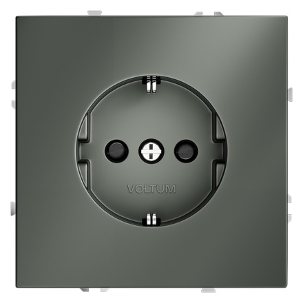 Розетка со шторками Voltum S70 VLS040206 (титан)