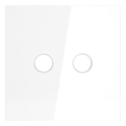 Накладка для розетки телевизионной оконечной TV+SAT Voltum S70 (белый глянцевый) VLS001601