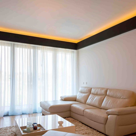 Светодиодная лента Apeyron 12В СТ 4,8Вт/м smd3528, 60д/м IP67 (НАНО) 5м желтая 00-83