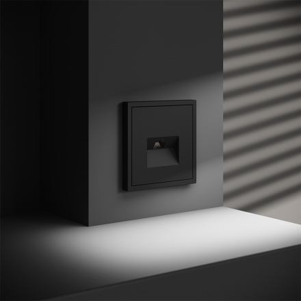 Розетка компьютерная Voltum S70 VLS060108 (черный матовый)