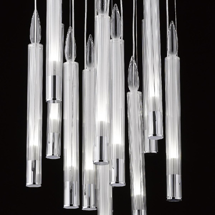 Подвесной светильник Delight Collection Candle P68094-13 chrome