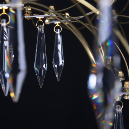 Подвесная люстра Loft IT Mira 10259/1200 Gold Asfour