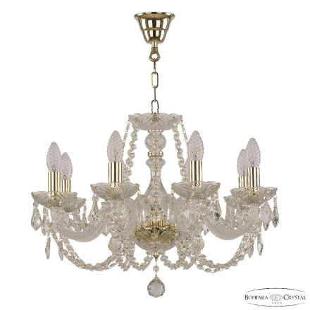 Подвесная люстра Bohemia Ivele Crystal 101/8/195 G Leafs