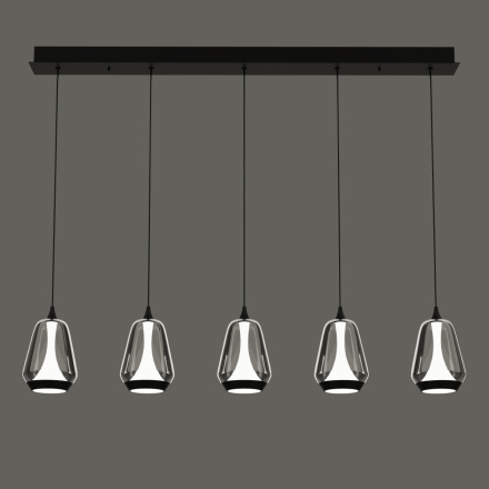 Подвесной светильник Delight Collection MD24001011-5B black/smoky