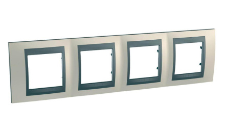Рамка 4-постовая Schneider Electric Unica Top MGU66.008.295