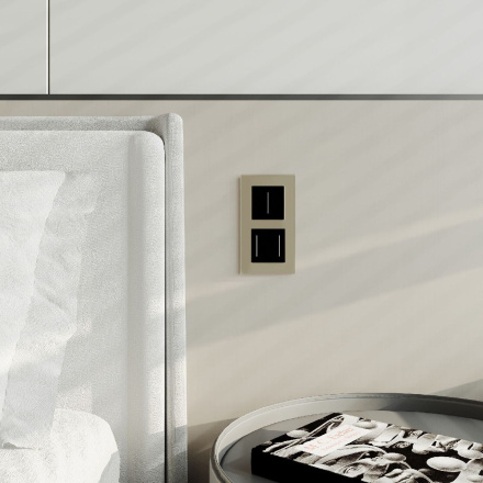 Сенсорный выключатель двухклавишный с подсветкой Werkel 4690389198052 W4522008 a063602