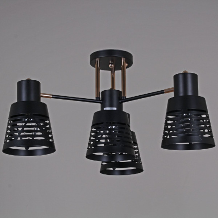 Потолочная люстра Reluce 06074-3.3-04 BK+FG