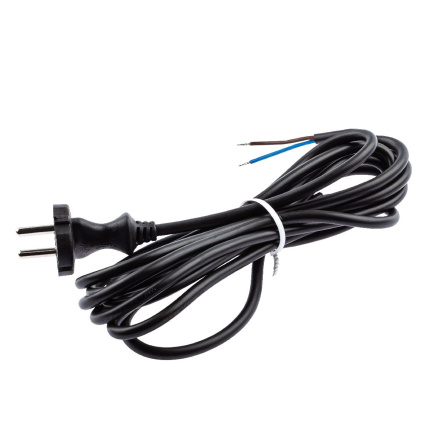 Шнур сетевой с вилкой Эра UX-2x0,75-5m-B Б0048687