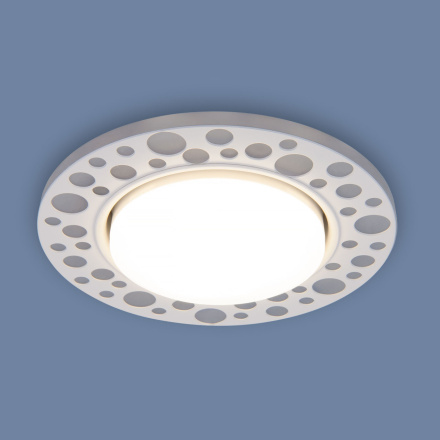 Встраиваемый светильник Elektrostandard 3032 GX53 WH белый 4690389142499