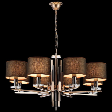 Подвесная люстра Illumico IL6178-8P-27 BK GD