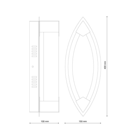 Настенный светильник Lucia Tucci Modena W172.1 Large LED400