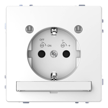 Розетка Schneider Electric Merten D-Life 16A с/з и LED модулем MTN2304-6035