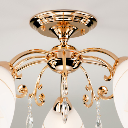 Люстра на штанге Eurosvet 30156/5 золото