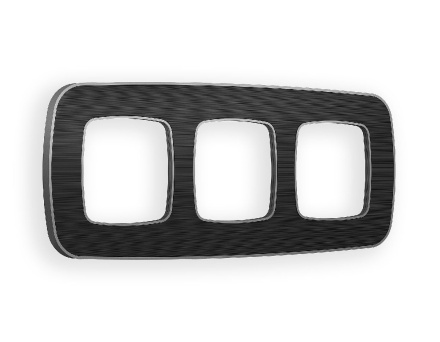 Рамка трехместная Ambrella Volt Coint OF640533