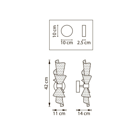 Бра Lightstar Acrile 737672