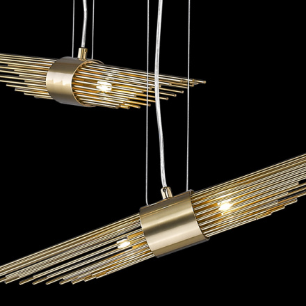 Подвесной светильник Delight Collection 68069 P68069-2 antique brass