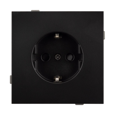 Механизм электрической розетки Arlight SCT-TENDO-MEU1-PL-BK (230V, 16A) 054079