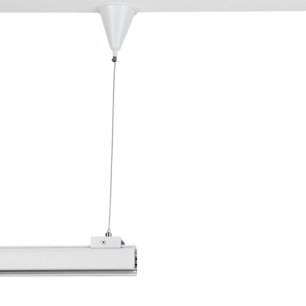 Набор для подвесного монтажа шинопроводов Uniel UFB-H41 WHITE 1 POLYBAG UL-00010400