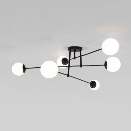 Потолочная люстра Eurosvet Netz 30181/6 черный a062214