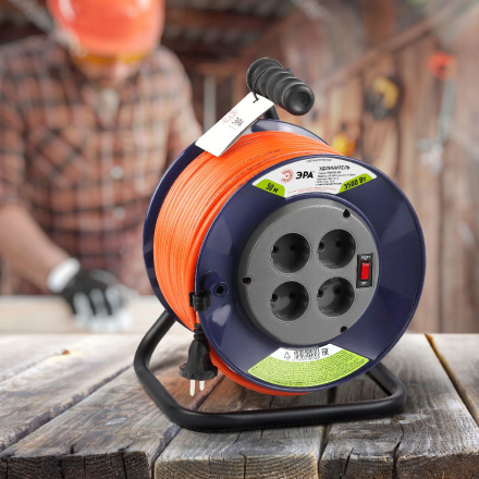 Удлинитель силовой Эра RPx-4s-2x1.5-50m Б0046831