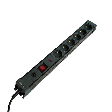 Сетевой фильтр 6-местный с/з Stekker Techno HM22-61-05 50161