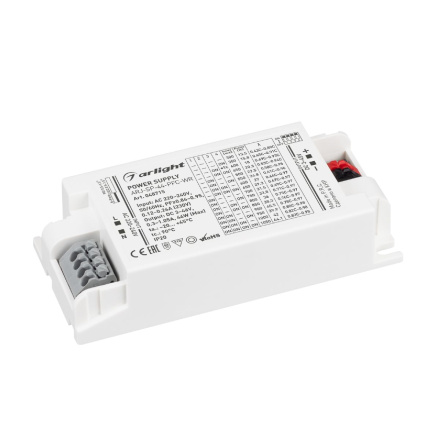 Блок питания Arlight ARJ-SP-44-PFC-WR (44W, 3-45V, 0.3-1.05A) 048715