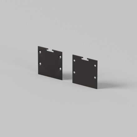 Комплект заглушек для профиля 3535 2шт Maytoni Led Strip ALM-3535BT-B-EC 642038