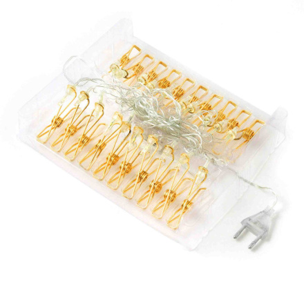 Гирлянда светодиодная Прищепка Apeyron Прищепка 15-60