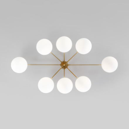 Потолочная люстра Eurosvet Opaline 70220/8 латунь a065768